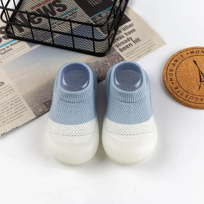 Baby Socks Shoes – Cute Cartoon Boy & Girl Infant Shoes, Soft Rubber Sole First Walker Booties for Toddlers