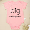 Big Little Cousin Newborn Twin Boy Clothes – Cotton Onesies, Fashionable & Cozy Baby Bodysuit – Skin-friendly Infant Pajamas for Boys and Girls