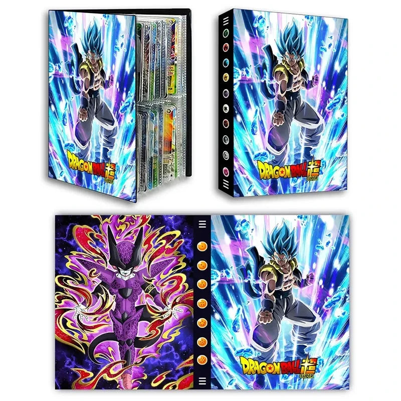Dragon Ball Card Album - 240pcs Son Goku, Vegeta, Frieza Game Card Holder Binder, VMAX Card Collection, Kids Toy Gift