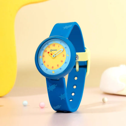 UTHAI CA04 Waterproof Silicone Electronic Quartz Digital Watch for Little Boys and Girls High School Kids