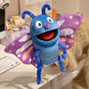 Insect Plush Hand and Finger Puppets, Dragonfly Ant Butterfly Ladybug Educational Toy