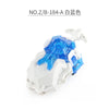 Z B-184 8-Color Metal Tube Custom LR Spinning Tops Launcher – Toy Set for Kids
