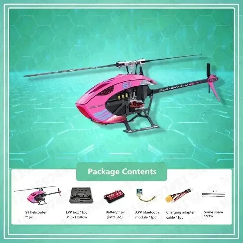 Goosky S1 RC Helicopter – 6CH 3D Stunt Flybarless with Double Brushless Direct Drive Motor