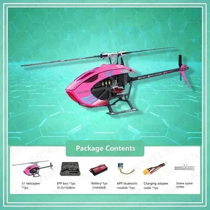 Goosky S1 RC Helicopter – 6CH 3D Stunt Flybarless with Double Brushless Direct Drive Motor