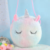 Fashion Cute Unicorn & Animal Messenger Bag for Girls – Plush Mini Shoulder Bag, Kids' Coin Purse & Princess Handbag - Kidzy Market