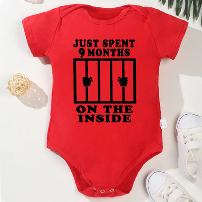 Funny & Creative Newborn Baby Clothes – Cotton Summer Pajamas for Boys & Girls, Loose Short Sleeve Onesie, 0-24 Months Streetwear