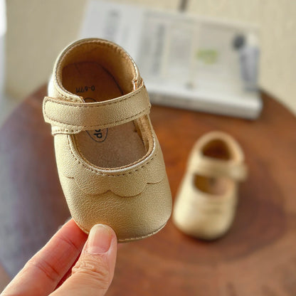 Baby Girls Shoes Multicolour Princess Toddlers Soft Soled Non-Slip Crib Shoes First Walkers 0-18M