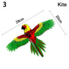 30m Kite Line with Plastic Eagle Kite – DIY Flying Bird Kite for Children, Large Eagle Kite, Family Trip Gift