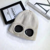 Unisex Knit Ski Beanie with Built-In Goggles — Windproof, Anti-Slip Ear-Protection Winter Hat, One Size Fits Most (54–60 cm / 21–23.6 in)