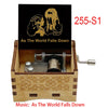 As The World Falls Down Fantasy 18-Note Wooden Music Box New Year Christmas Birthday Gift