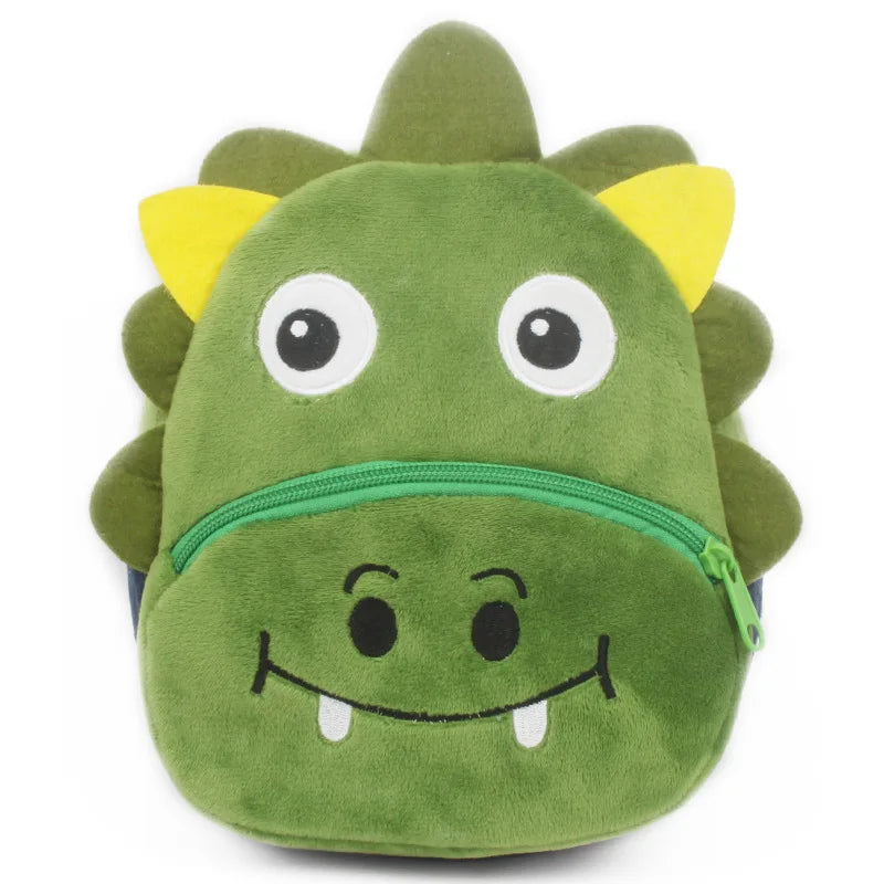 Fashion 3D Cartoon Print Children School Bags – Plush Kids Backpack for Boys & Girls, Mini Book Bag for Kindergarten - Kidzy Market
