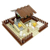 Farm MOC Building Blocks Playset – Animal Parts Pasture Bricks Kit with Chicken Coop, Pig House and Birdhouse Compatible with Standard Stud Bricks
