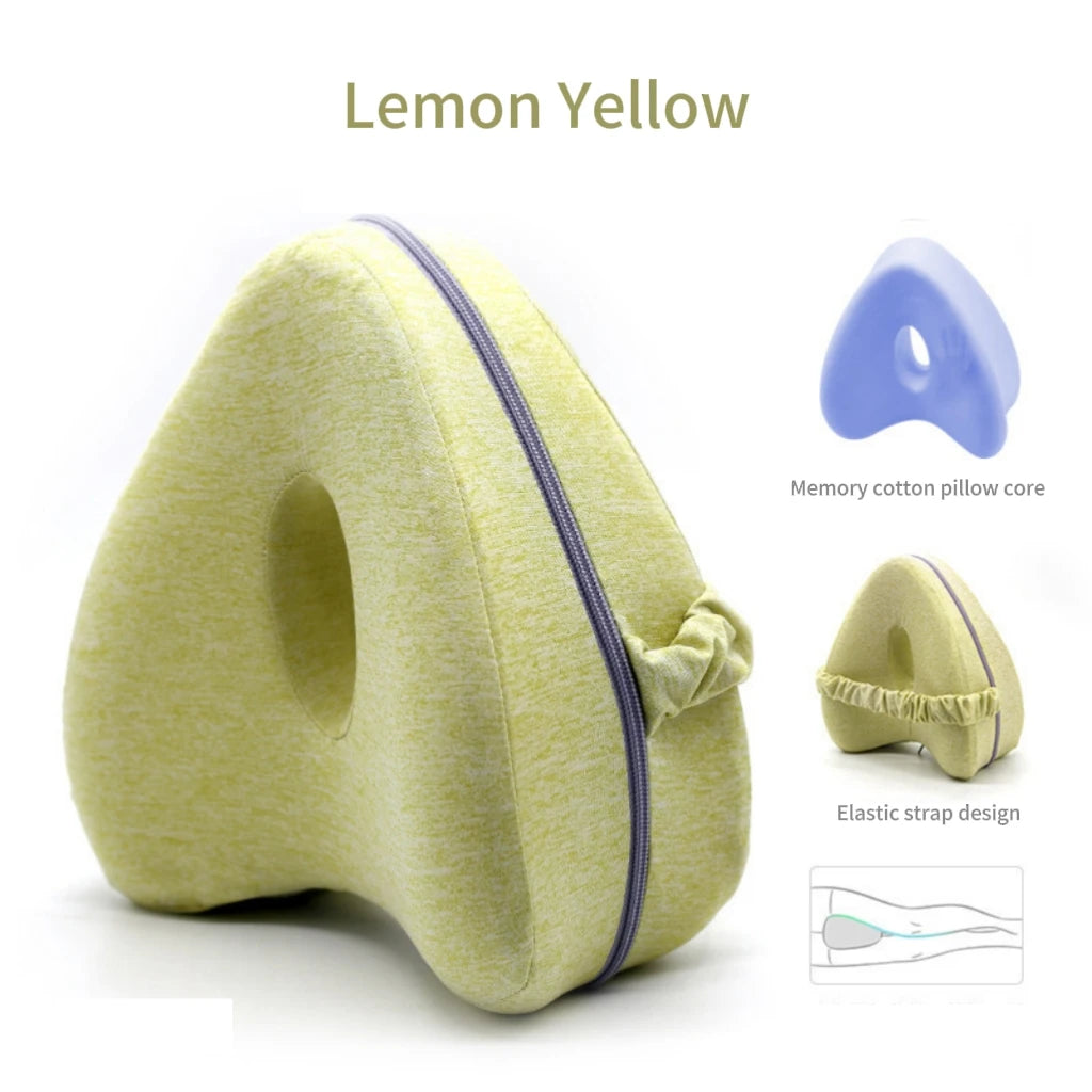 Pregnancy Heart-Shaped Leg Pillow – Memory Cotton Maternity Body Pillow for Edema Relief & Side Sleeping