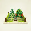 Farm MOC Building Blocks Playset – Animal Parts Pasture Bricks Kit with Chicken Coop, Pig House and Birdhouse Compatible with Standard Stud Bricks