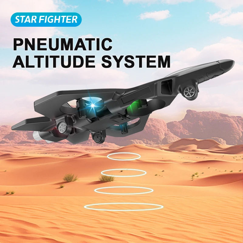 Glider Flying Helicopter RC Jet Plane 2.4G Stunt Remote Control Foam Fighter with Light