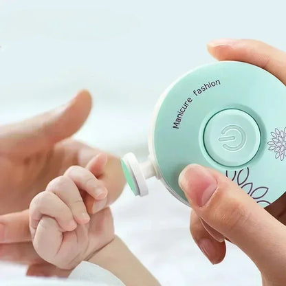 Gentle Electric Nail Trimmer for Infants & Kids – Safe Polish & Care Kit, Effortless Manicure & Filer Set for Newborns