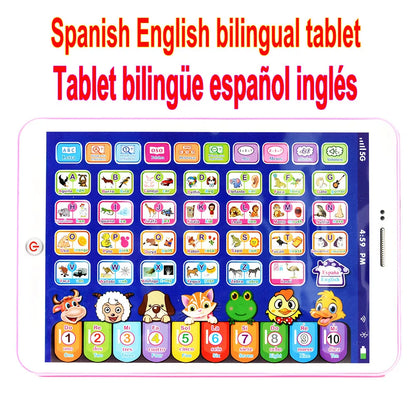 Spanish Alphabet Learning Tablet – Touch-Enabled Educational Toy Laptop for Kids
