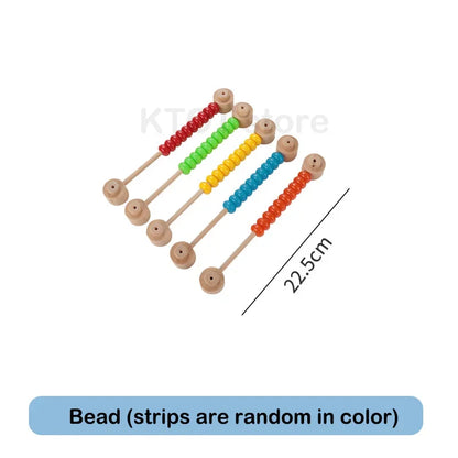 Montessori Busy Board DIY Accessories – Learning and Educational Components, Wooden Parts for Baby Activity Board Games