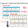 A4 Cognitive Training Connection Cards - 12 or 24 Pages Double-Sided with Reusable Erasable Pen | Memory & Visual Tracking Practice for Seniors