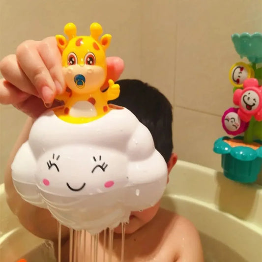 Baby Bath Toy – Cute Swimming Water Spraying Cloud Shower Toy for Kids