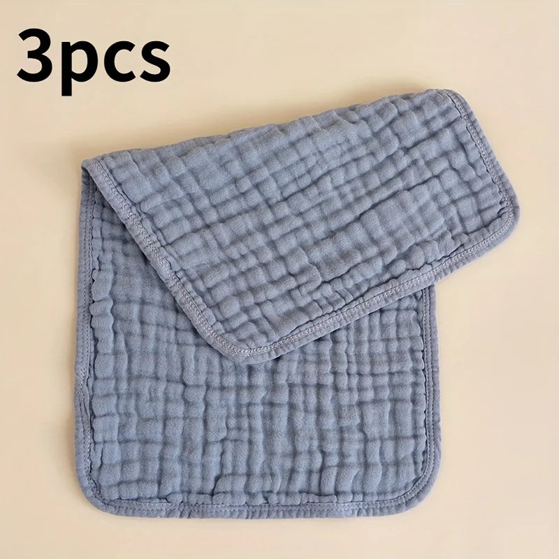 3pcs Muslin Burp Cloths | Soft & Absorbent Baby Bibs, Christmas & Halloween Gifts for Boys and Girls - Kidzy Market