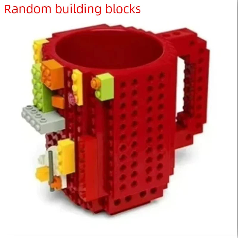 350ml (12 oz) Building Blocks Coffee Mug – LEGO-Compatible DIY Kids & Coffee Cup Gift