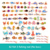 Montessori Wooden Magnetic Fishing Toys – Marine Life Cognition, Early Educational Parent-Child Interactive Game