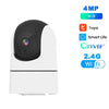 Indoor 6MP WiFi PTZ Camera (2.4/5GHz) — Auto-Tracking Baby Monitor with Two-Way Audio & 10m Night Vision