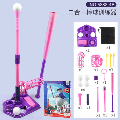 3-in-1 TEE Baseball Set – Outdoor Sports Training Machine, Parent-Child Interactive Toy for Kids