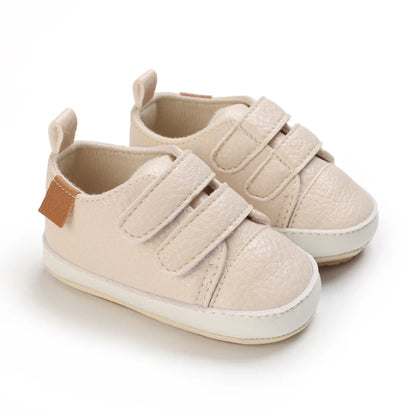 New Baby Shoes Retro Leather Boy Girl Multicolor Toddler Rubber Sole Anti-Slip First Walkers Infant Moccasins