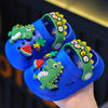 Summer Children’s Slippers – Cartoon Dinosaur DIY Design, Soft Anti-Skid Sandals for Boys & Girls, Indoor & Beach Shoes