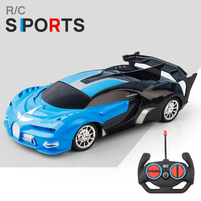 1/18 RC Car with LED Lights and 2.4G Remote Control High-Speed Drift
