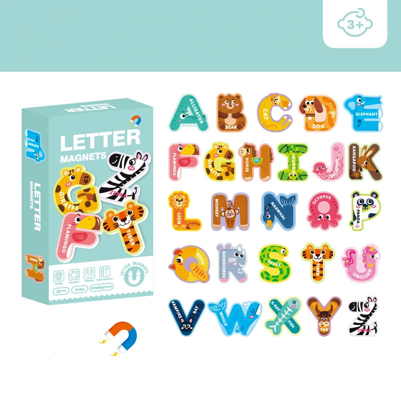 Large Magnetic Alphabet Letters for Kids Fridge