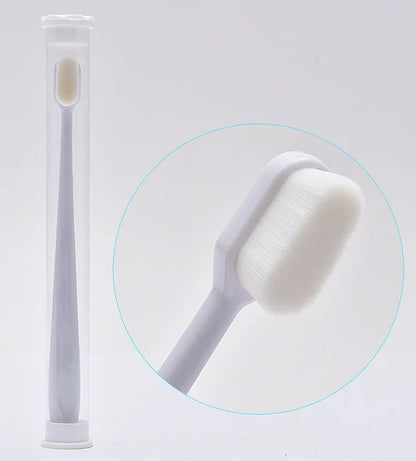 Environmentally Friendly Toothbrush Ultra-fine Soft Flat and Waves Head Deep Cleaning Teeth Adult Kids Manual Toothbrush for Oral Care