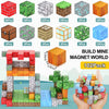 192PCS Magnetic Building Blocks – Mine World STEM Set