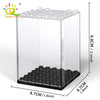 HUIQIBAO Dustproof Display Case – Model Collection Showcase for Building Blocks and Bricks Toy