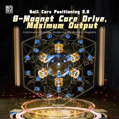 [CubeFun] MoYu RS3M V5 3x3x3 Magnetic Magic Cube, Ball Core, Professional Cubo Magico Speed Cube, Moyu Cubing Puzzle Toy