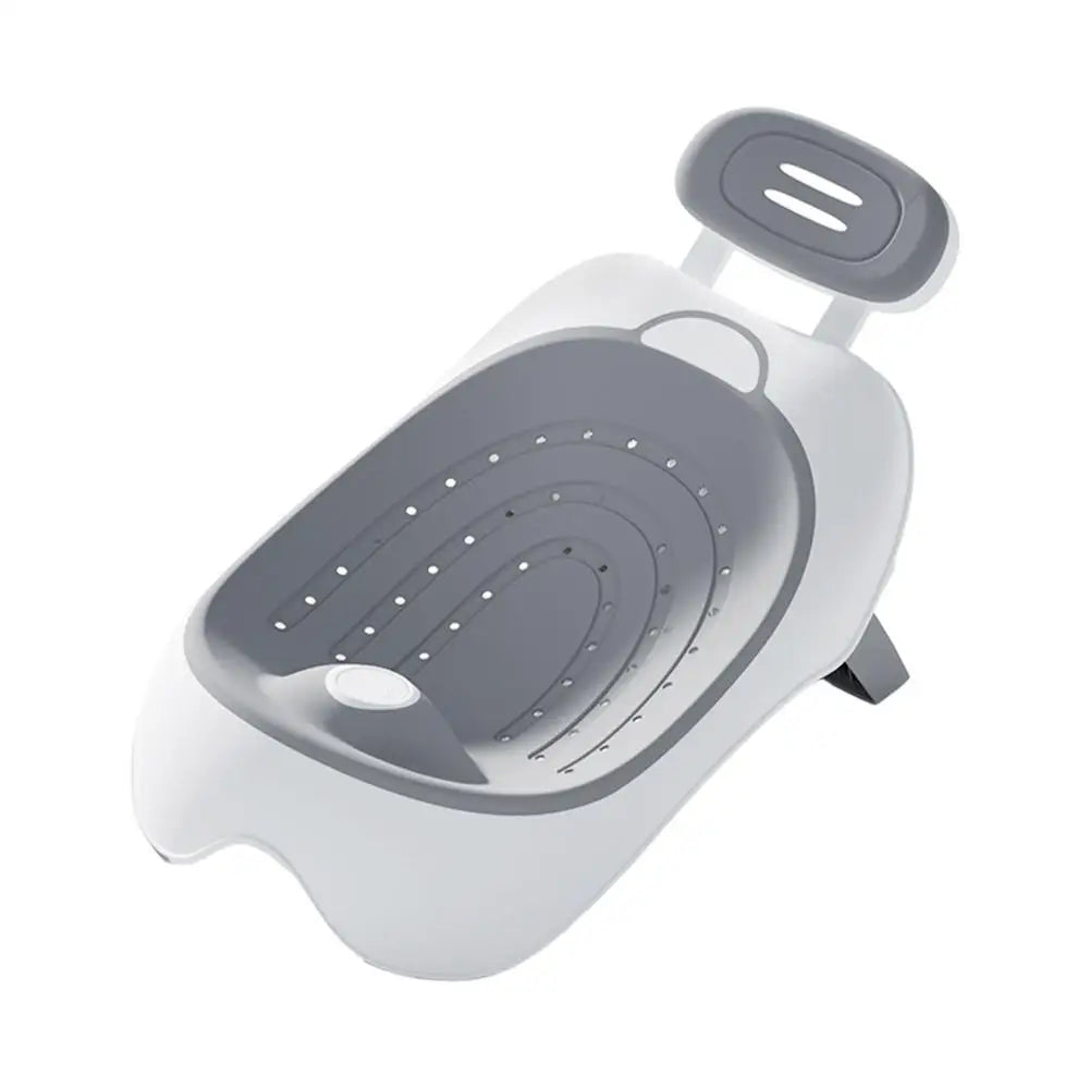 Ergonomic Baby Bath Support Seat – Non-Slip Shower Chair With Drain Holes & Temperature Sensing
