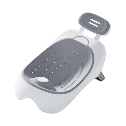 Ergonomic Baby Bath Support Seat – Non-Slip Shower Chair With Drain Holes & Temperature Sensing