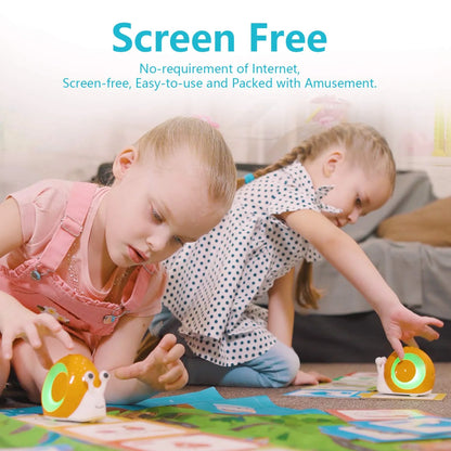 Robobloq Qobo Toy Robot for Kids 3-6, Screen-Free Early Education Coding Robot, 2 Game Modes, Learning & Educational Toy