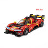 MOC Speed Racing Car Building Blocks Set — Small Studded Sports Car Garage Toy