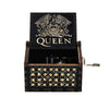 Wooden Hand Crank Theme Music Box Queen Jurassic Park Neverland Valentine’s Day Birthday Holiday Gift