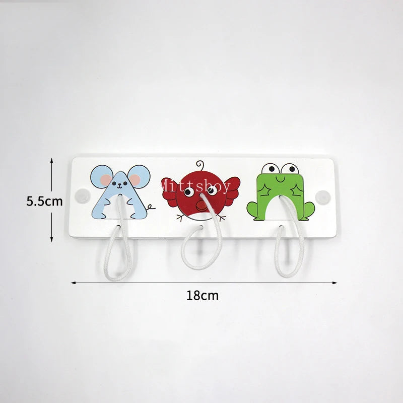Busy Board Accessories – Montessori Wooden Toy with Key, Lock, Switch, Slides, and Paillette for Early Education Training and Learning Gifts