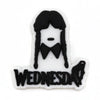 PVC Shoe Charms — Wednesday Cartoon Fantasy Shoe Decorations for Shoes, Backpacks & Wristbands | 1 pc, 2.5–3 cm (≈1.0–1.2 in)