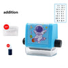 Double-Head Math Rolling Stamp Number Roller for Kids - Addition & Subtraction Practice Within 100