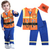 Toddler Boys Prince Charming Costume – Halloween Fireman Outfit, Infant Photography Clothing & Baby Carnival Cosplay Striped Prisoner