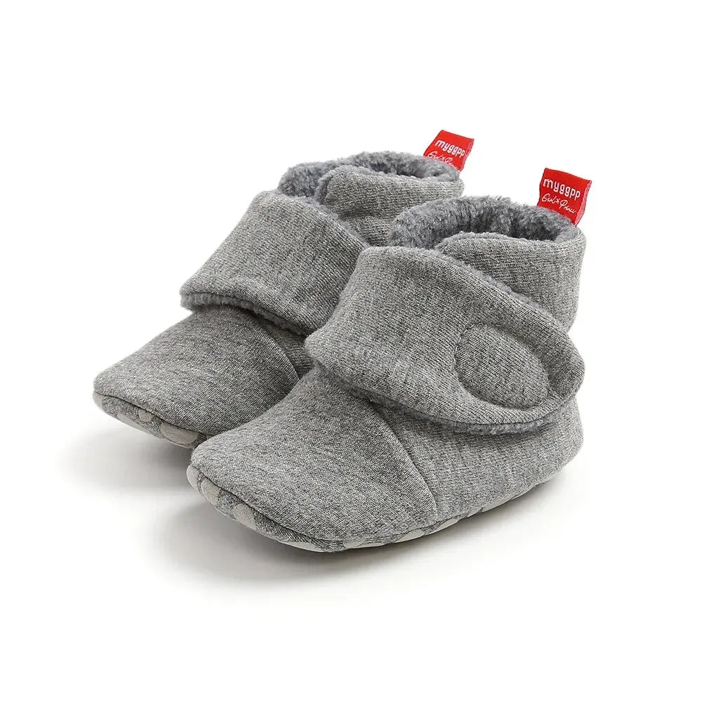 Meckior Baby Shoes Socks Warm Anti-Slip Cotton Comfort Lightweight Crawl First Walkers for Boys & Girls