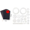 10-33pcs Spirograph Art and Craft Kit – Rainbow Magic Scratch Paper Set for Kids Educational Drawing Toys