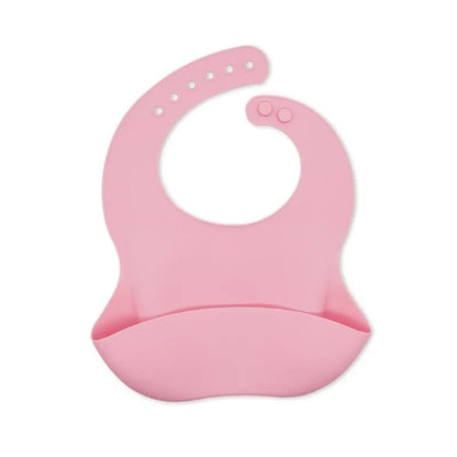 Waterproof Baby Bibs – Adjustable Soft Silicone Feeding Bibs with Cute Cartoon Animal Prints for Boys & Girls - Kidzy Market