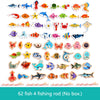 Montessori Wooden Magnetic Fishing Toys – Marine Life Cognition, Early Educational Parent-Child Interactive Game